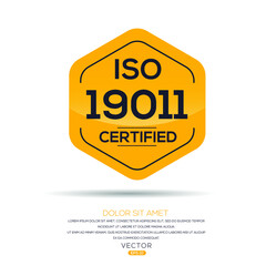 Creative (ISO 19011) Standard quality symbol, vector illustration.