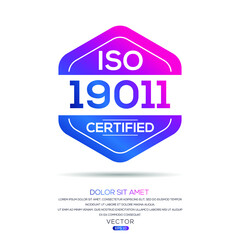 Creative (ISO 19011) Standard quality symbol, vector illustration.