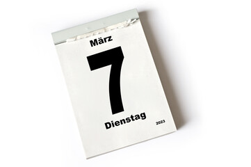 7. März 2023