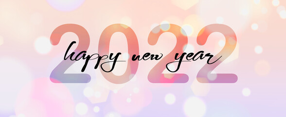 Happy New Year 2022! background