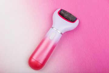 Care and cleansing of feet from rough, flaky skin. Electric sander with replaceable pedicure...