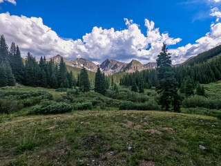 View of the Apostle Basin, Collegiate West on the 485 mile Colorado Trail, Colorado