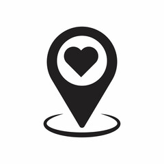 Location point isolated icon
