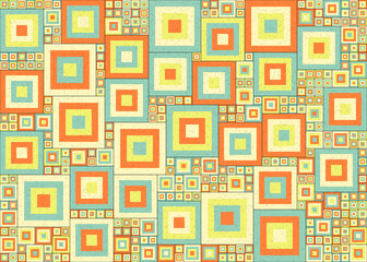 Abstract Geometric Pattern generative computational art illustration