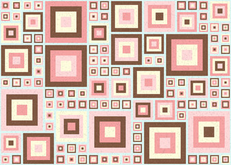 Abstract Geometric Pattern generative computational art illustration