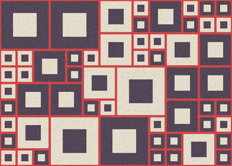 Abstract Geometric Pattern generative computational art illustration