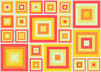 Abstract Geometric Pattern generative computational art illustration