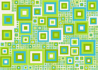 Abstract Geometric Pattern generative computational art illustration