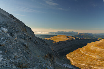 Los pirineos desde la altura de Ordesa