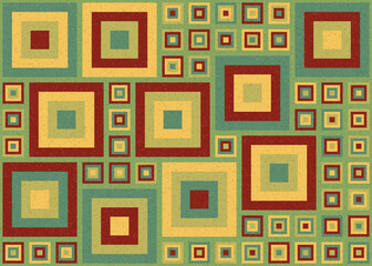 Abstract Geometric Pattern generative computational art illustration