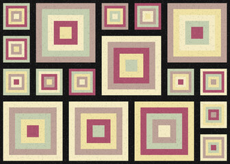 Abstract Geometric Pattern generative computational art illustration