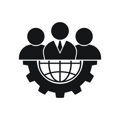 business icon simple marketing symbol