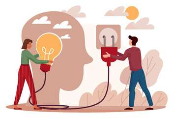 Coaching and mentoring concept