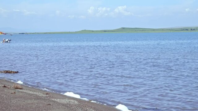 Lakes Shira and Bele, Beautiful lakes of Siberia, Khakassia, Russia