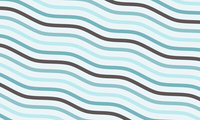 Simple clean random Wave pattern using colours Blue and black grey in light blue background for creative graphic design work