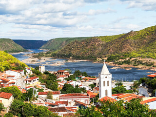 A cidade de Piranhas, Alagoas, Brazil