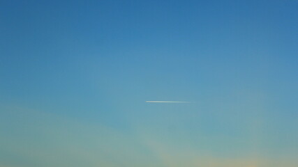 airplane in the sky