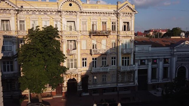 Odessa Ukraine Gogol street panoramic view