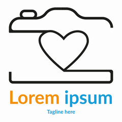 Obraz premium Best Photography Logo Design vector Abstract Photograph Logo For Branding Camera Logo Design