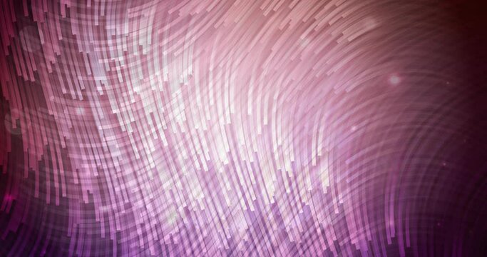 4K looping dark pink, yellow animated lines, curves. Shining colorful animation with bent shapes. Design for presentations. 4096 x 2160, 30 fps.