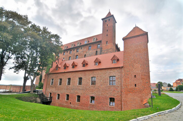 Fototapeta na wymiar Gotycki zamek krzyżacki w Gniewie, Polska
