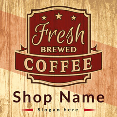 Best Coffe Shop Logo Design Template Vector Abstract Coffe Logo For Branding a Coffe Shop