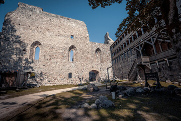 Sigulda Medieval Castle Ruins - Castle of the Livonian Order - Sigulda, Latvia