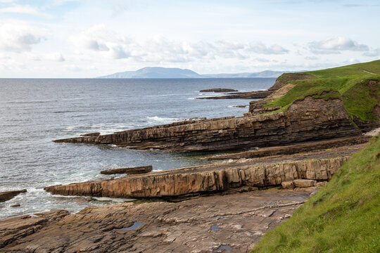 Rocks at Classiebawn Castle viewpoint, County Sligo, Ireland