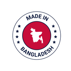 Made in Bangladesh vector logo, trust badge, Made in  Bangladesh icons