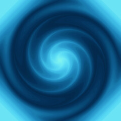 Blue Vortex. 3D Rendering