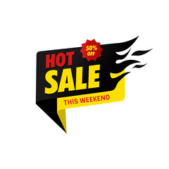 Hot sale banner template design concept