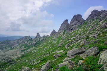 Obraz premium Beautiful nature in Ergaki Natural Park