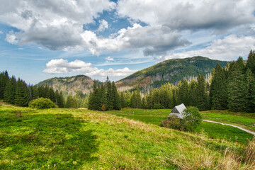 Beautiful view of the mountains.