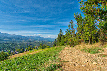 Beautiful view of the mountains.