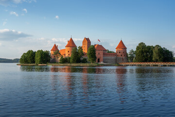 Naklejka na ściany i meble Trakai Island Castle - Trakai, Lithuania