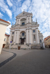 Fototapeta na wymiar Church of St. Theresa - Vilnius, Lithuania