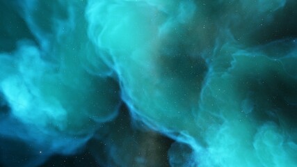 Nebula in space, science fiction wallpaper, stars and galaxy, 3d illustration