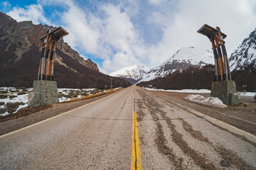 Arco entrada carretera austral