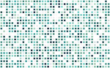 Light BLUE vector seamless template with crystals, rectangles.