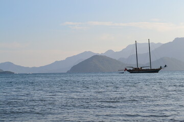 Ships and boats at sea, boat at sea