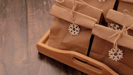 Christmas advent calendar 2022 the concept of Christmas