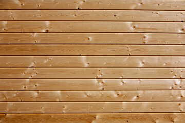 Natural wood panel wall