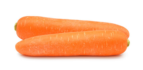 Carrot isolated on white background.