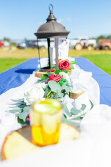 Wedding reception for the happy day