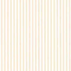 Bright beige stripes on white background. Bright beige and white striped seamless pattern. Print for cloth design, textile fabric, wallpaper, wrapping, tile