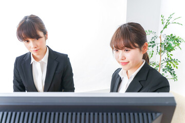 Obraz premium ミーティングをするビジネスパーソン