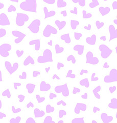 Seamless pattern with hearts.