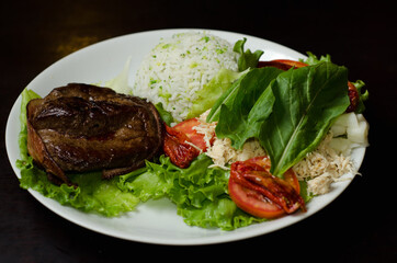 meat with vegetables