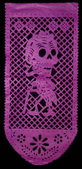 Dia de muertos papel picado 