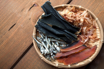 だし　昆布　煮干し　かつお節　スタジオ撮影